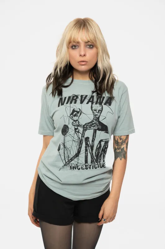 Nirvana Incesticide Stacked T Shirt made by NIRVANA