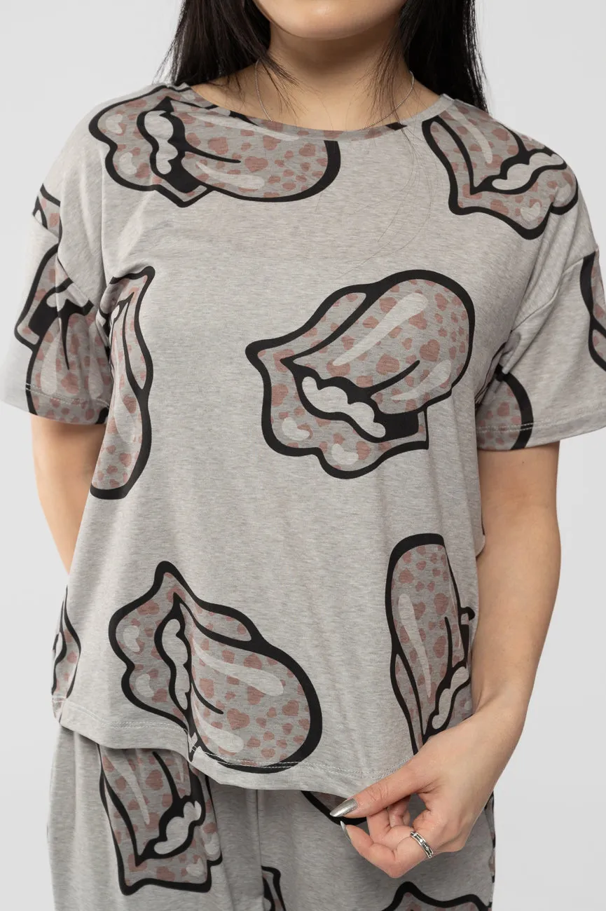 The Rolling Stones Heart Tongue Pyjamas sold by Paradiso Clothing product image thumbnail 3