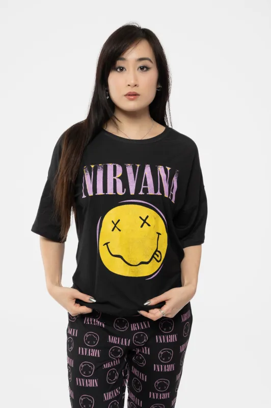 Nirvana Grunge Smile Pyjamas sold by Paradiso Clothing