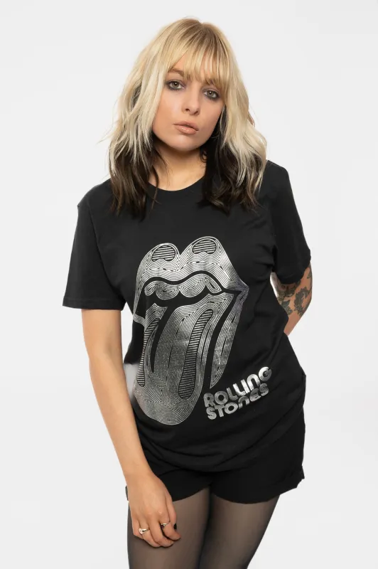 The Rolling Stones Holographic Tongue T Shirt sold by Paradiso Clothing