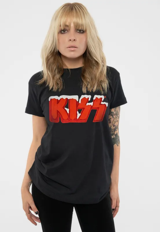 KISS Holiday Logo Christmas T Shirt sold by Paradiso Clothing