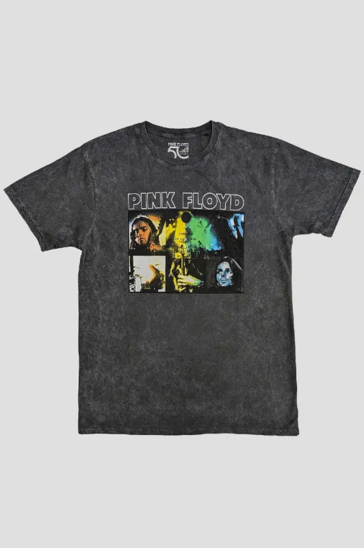 Pink Floyd Dark Side Of The Moon Poster Ringer Tee sold by Paradiso Clothing