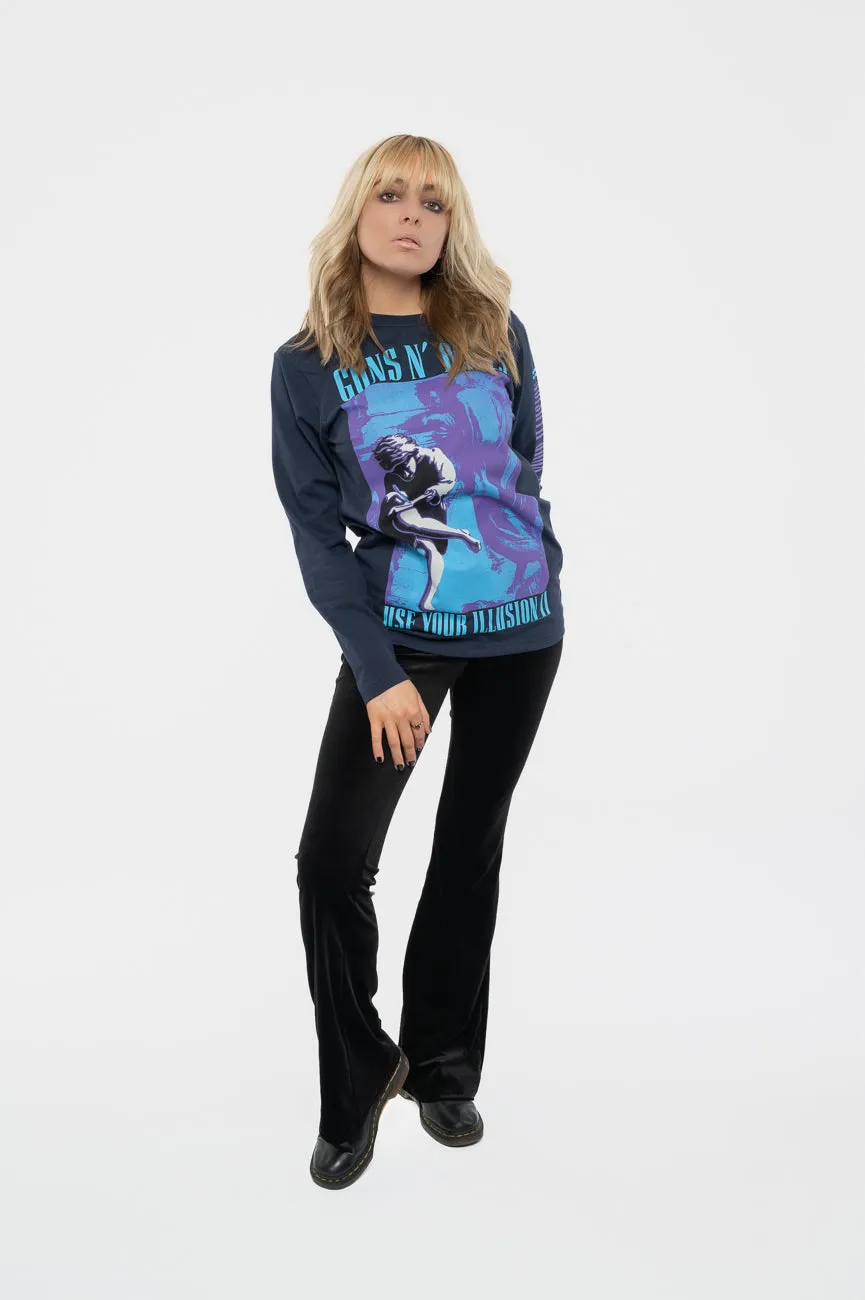 Guns N' Roses Get In The Ring Tour 91 Long Sleeve T Shirt sold by Paradiso Clothing product image thumbnail 2