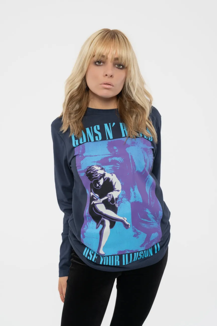 Guns N' Roses Get In The Ring Tour 91 Long Sleeve T Shirt sold by Paradiso Clothing