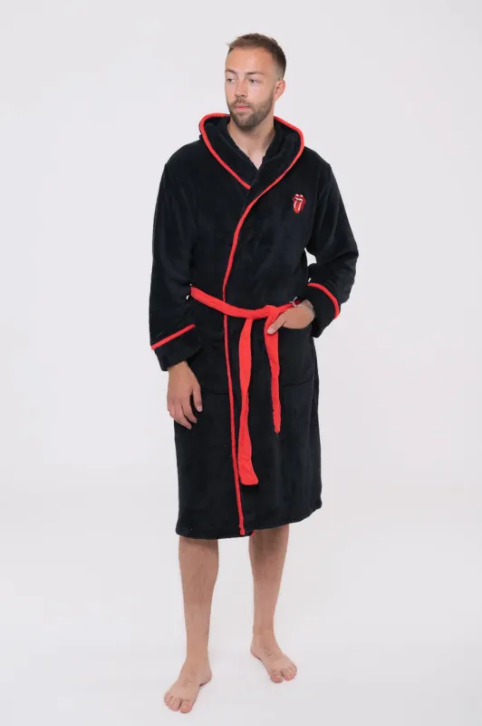 The Rolling Stones Bathrobe Tongue Band Logo sold by Paradiso Clothing