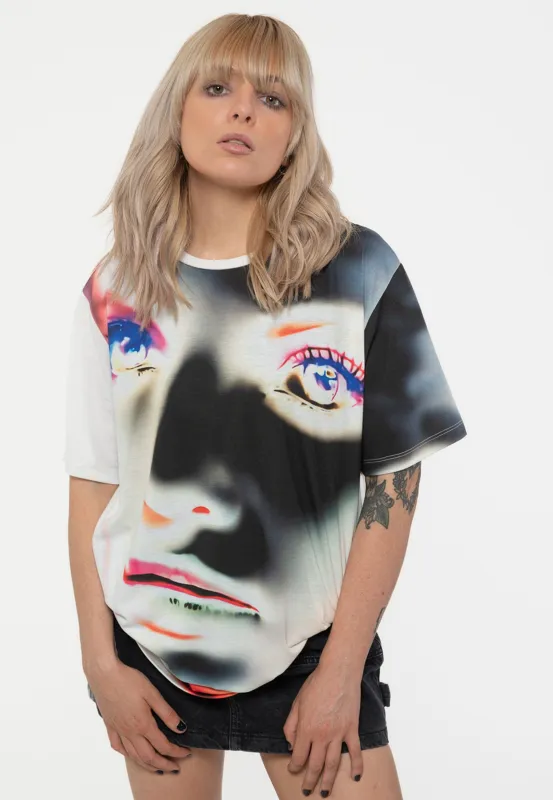 Slipknot Adderall Face Inverted sublimation dye print T Shirt sold by Paradiso Clothing