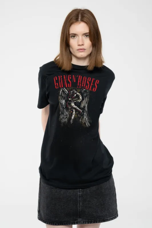 Guns N' Roses Sketched Cherub T Shirt made by Paradiso Clothing