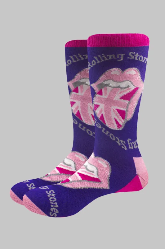 The Rolling Stones Uk Tongue Socks sold by Paradiso Clothing