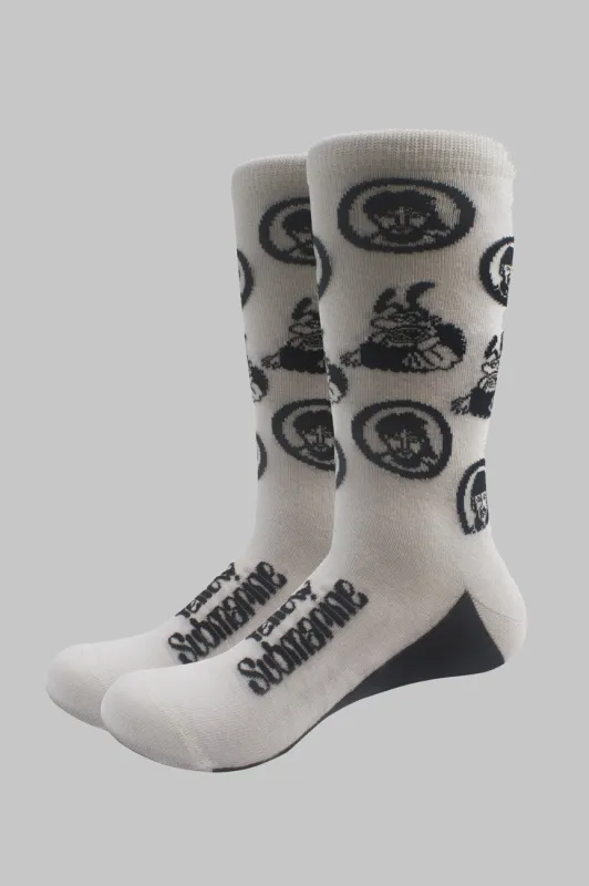 The Beatles Yellow Submarine Band & Meanies Monochrome Socks made by The Beatles