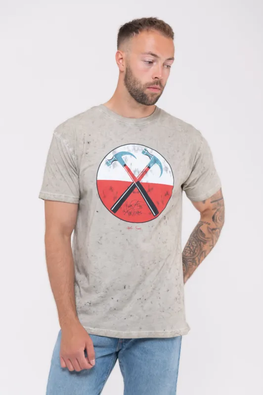 Pink Floyd The Wall Hammers Snow Wash T Shirt sold by Paradiso Clothing