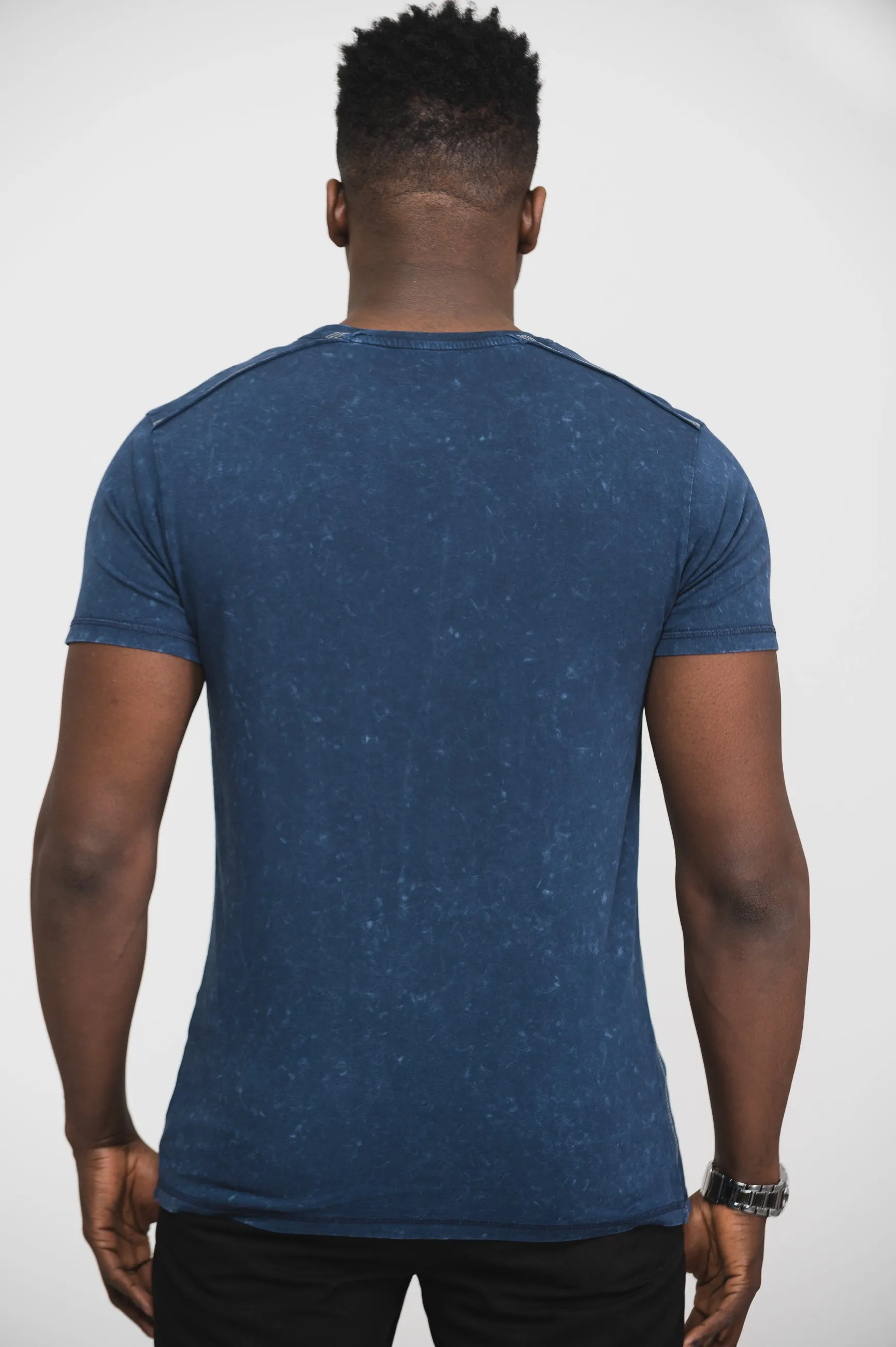 AC/DC Band Logo Snow Wash T Shirt sold by Paradiso Clothing product image thumbnail 4