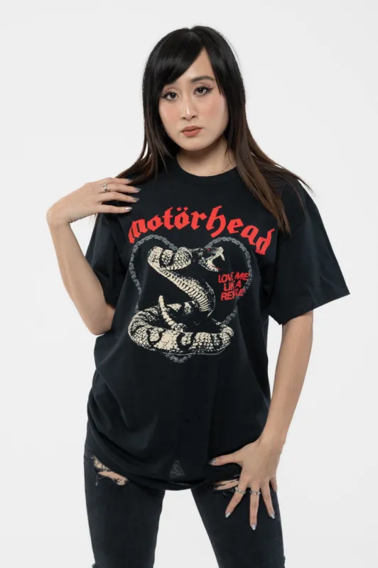 Motorhead Love Me Like A Reptile Tee sold by Paradiso Clothing