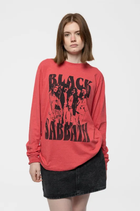 Black Sabbath Band Shot Long Sleeve T Shirt sold by Paradiso Clothing