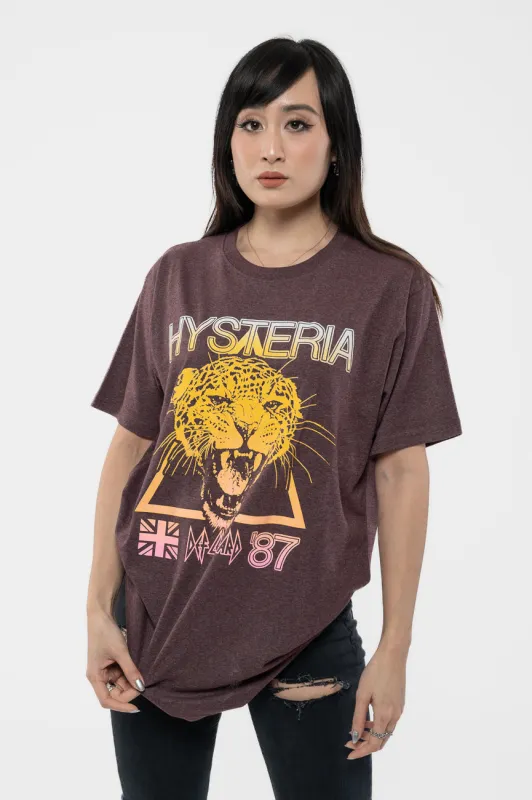 Def Leppard Hysteria World Tour T Shirt made by Def Leppard