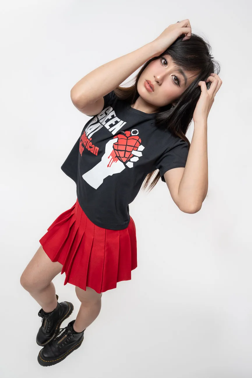 Green Day American Idiot Crop Top sold by Paradiso Clothing product image thumbnail 5