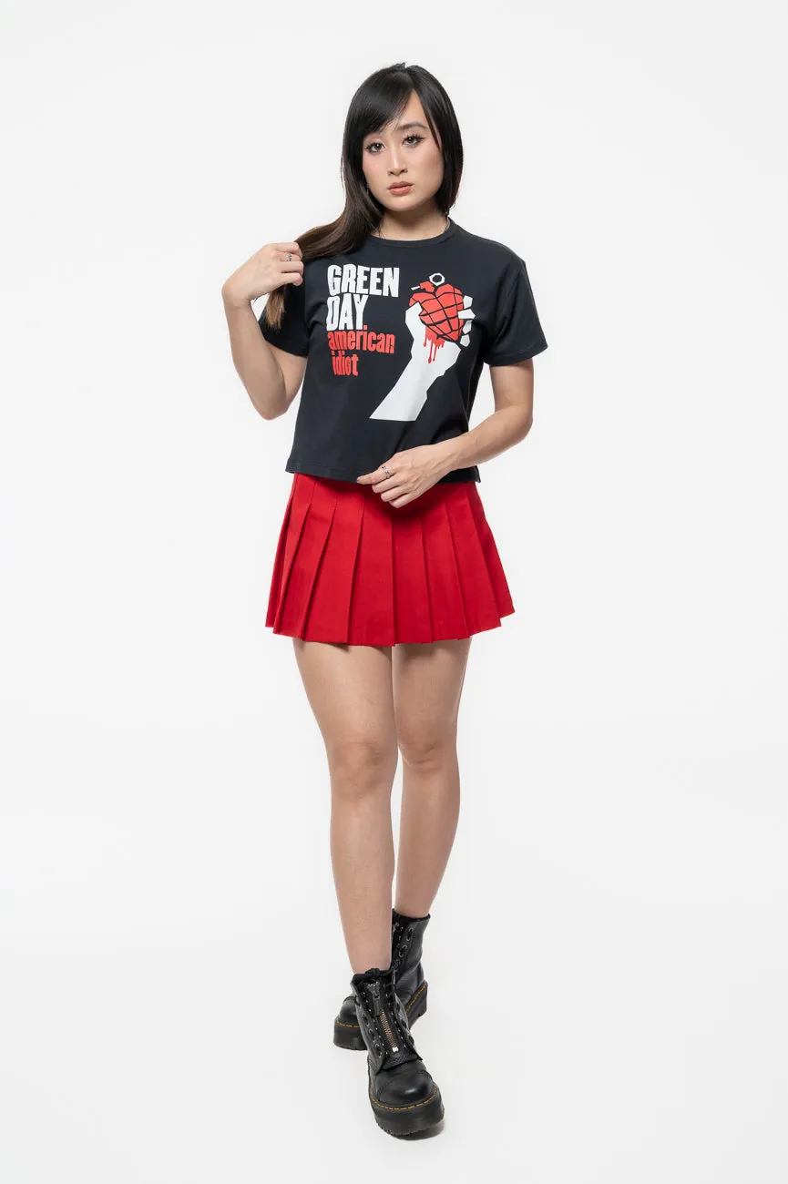 Green Day American Idiot Crop Top sold by Paradiso Clothing product image thumbnail 2