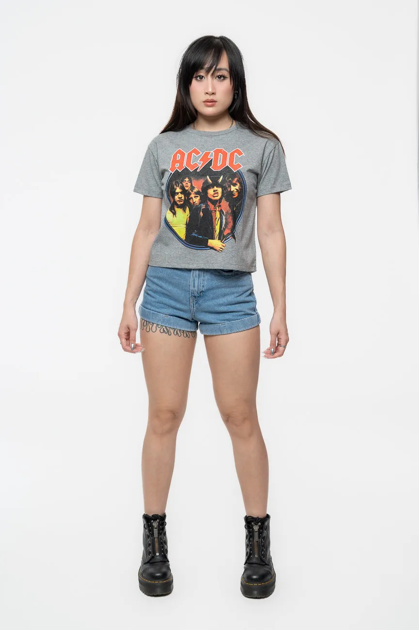 AC/DC Highway To Hell Circle Crop Top sold by Paradiso Clothing product image thumbnail 2