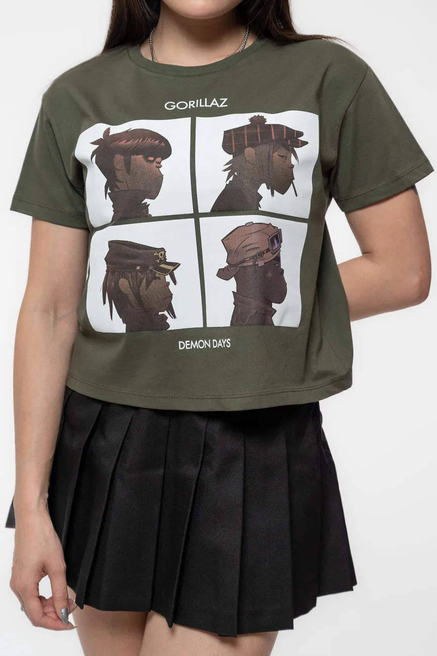 Gorillaz Demon Days Crop Top sold by Paradiso Clothing product image thumbnail 3