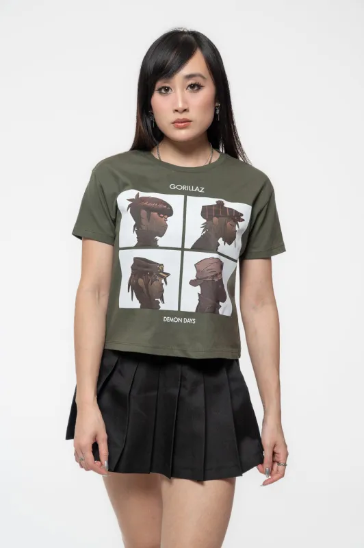 Gorillaz Demon Days Crop Top made by Paradiso Clothing