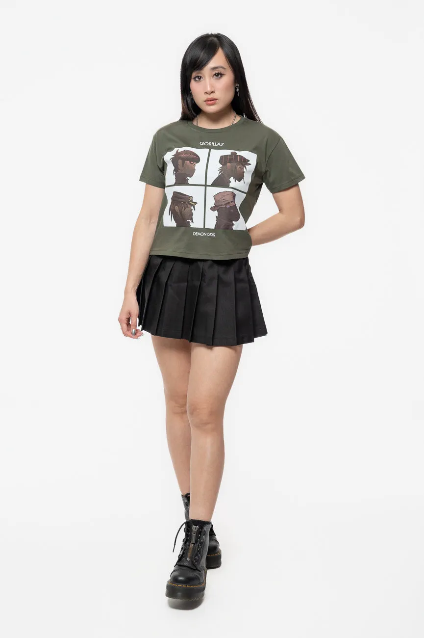 Gorillaz Demon Days Crop Top sold by Paradiso Clothing product image thumbnail 2