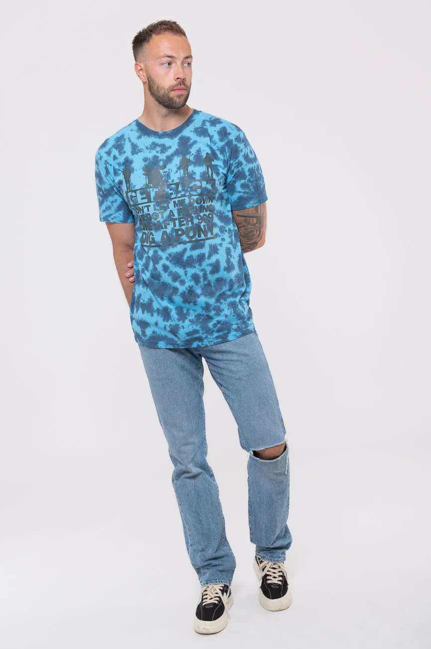 The Beatles Let it Be Songs Dip Dye T Shirt sold by Paradiso Clothing product image thumbnail 2