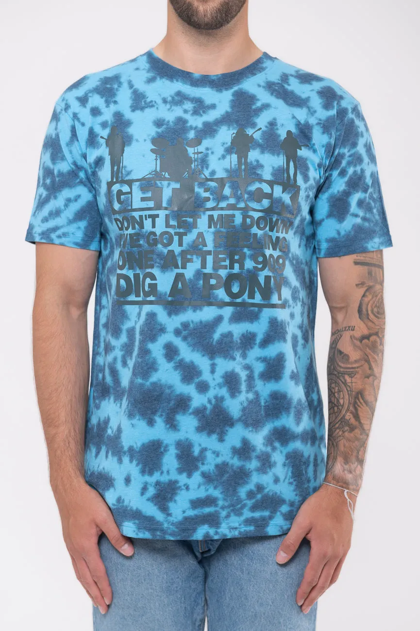The Beatles Let it Be Songs Dip Dye T Shirt sold by Paradiso Clothing product image thumbnail 3