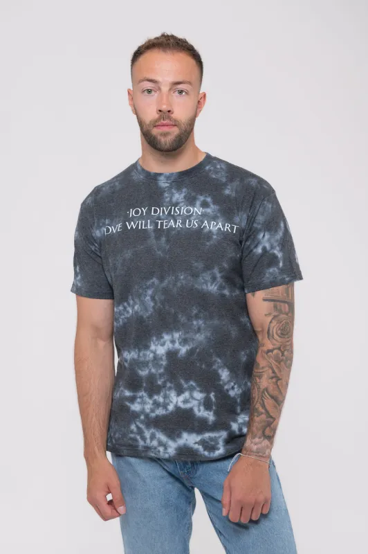 Joy Division Love will Tear Us Apart Dip Dye T Shirt made by Paradiso Clothing