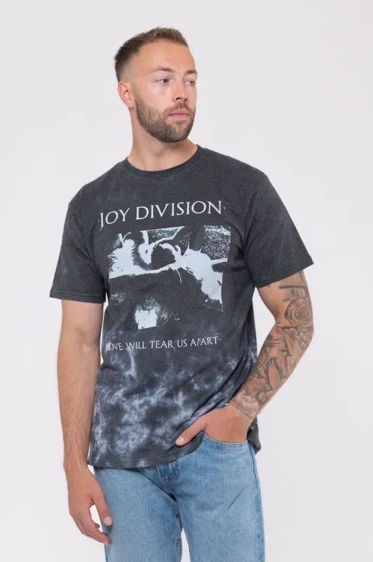 Joy Division Tear Us Apart Dip Dye T Shirt made by Paradiso Clothing