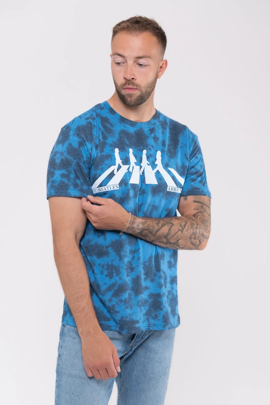 The Beatles Abbey Road Crossing Dip Dye T Shirt sold by Paradiso Clothing
