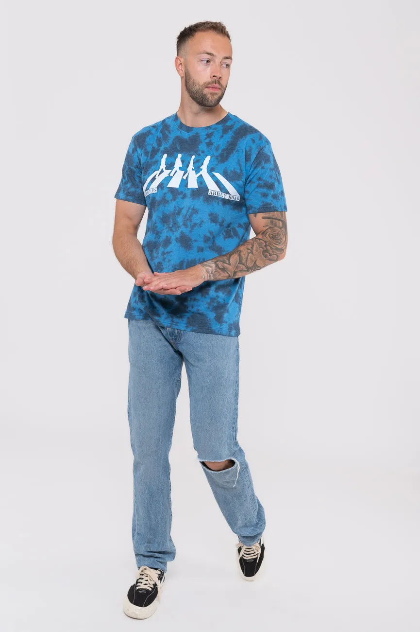 The Beatles Abbey Road Crossing Dip Dye T Shirt sold by Paradiso Clothing product image thumbnail 2