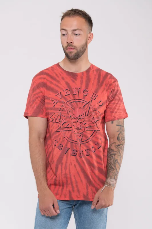 Avenged Sevenfold Pent Up Dip Dye T Shirt sold by Paradiso Clothing