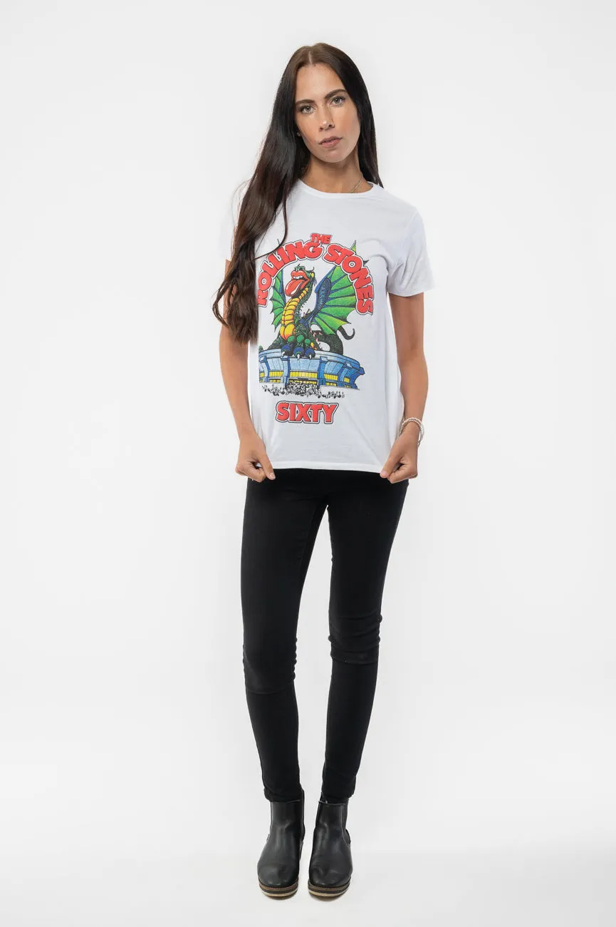 The Rolling Stones Sixty Stadium Dragon Puff print Skinny Fit T Shirt sold by Paradiso Clothing product image thumbnail 2