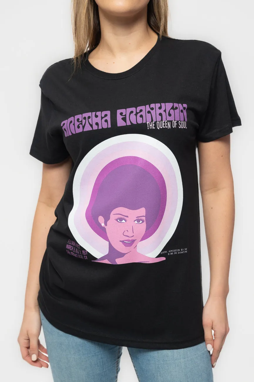 Aretha Franklin Live Fillmore West 71 T Shirt sold by Paradiso Clothing product image thumbnail 3