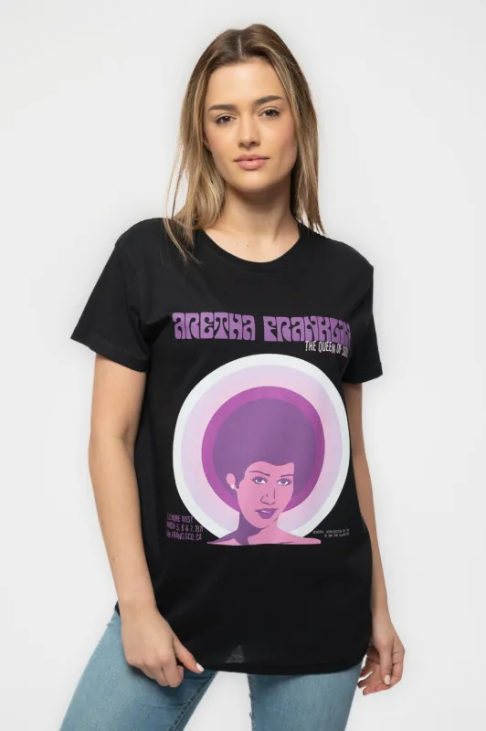 Aretha Franklin Live Fillmore West 71 T Shirt sold by Paradiso Clothing