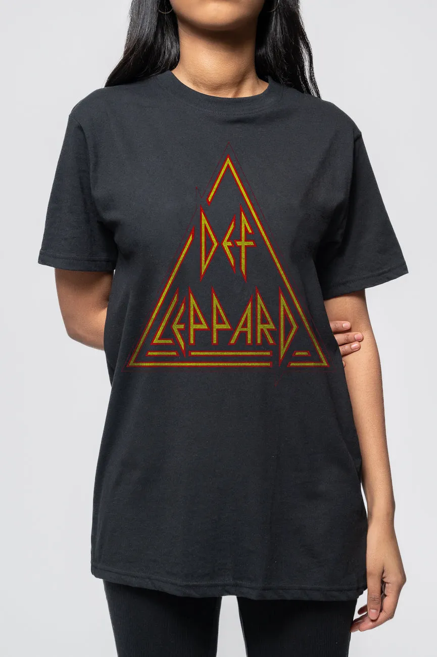 Def Leppard Triangle Band Logo T Shirt sold by Paradiso Clothing product image thumbnail 3