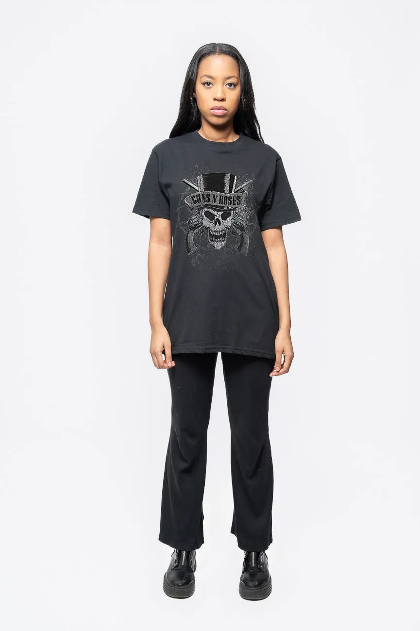 Guns N' Roses Faded Skull T Shirt sold by Paradiso Clothing product image thumbnail 2