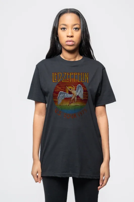 Led Zeppelin USA Tour 75 T Shirt sold by Paradiso Clothing