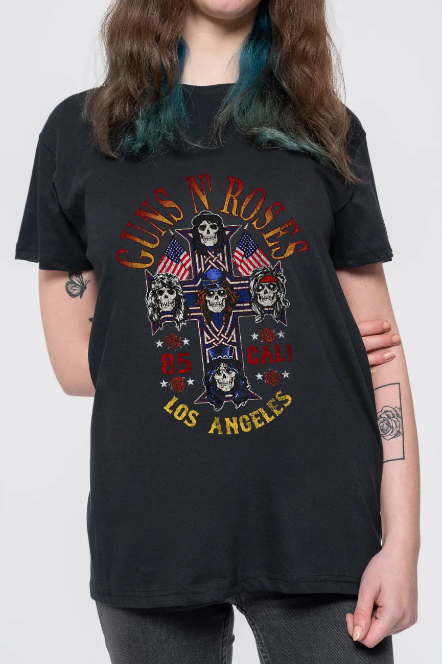 Guns N Roses Cali 85 T Shirt sold by Paradiso Clothing product image thumbnail 3