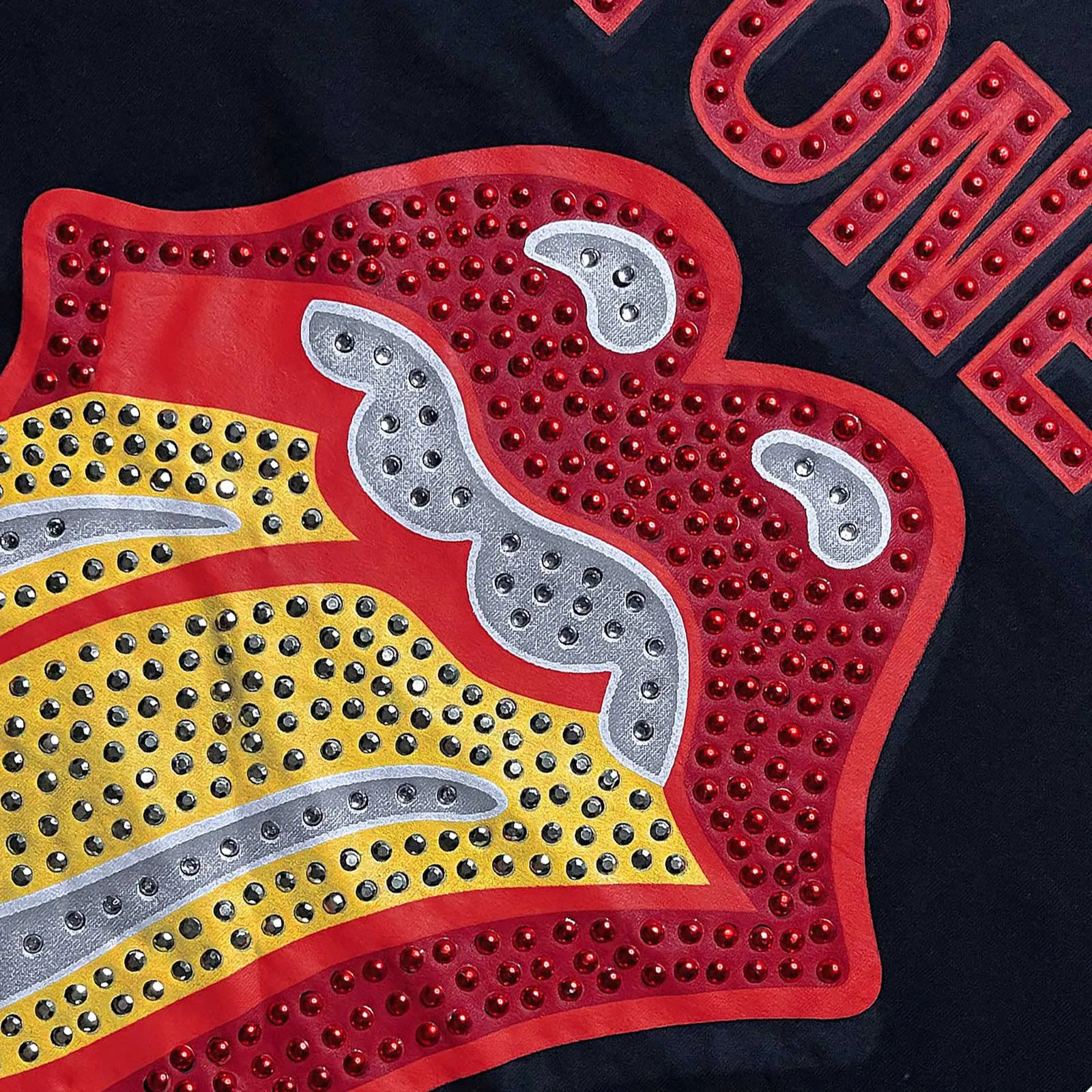 The Rolling Stones Diamante Tongue T Shirt sold by Paradiso Clothing product image thumbnail 5