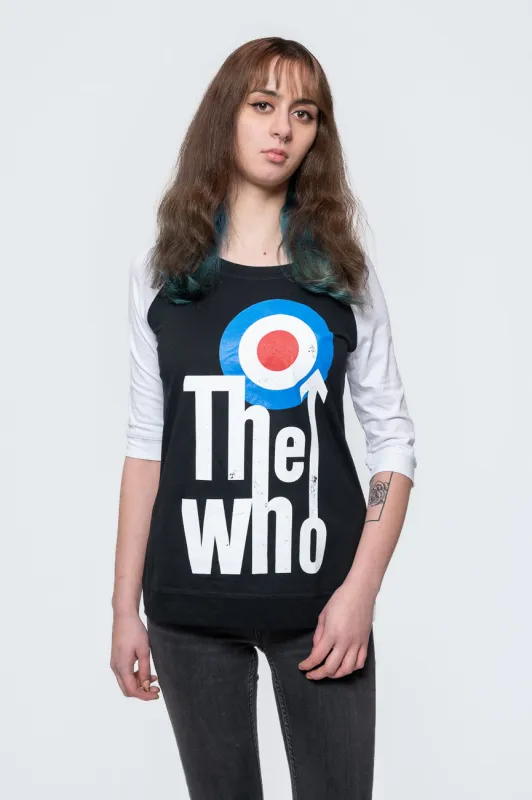 The Who Elevated Target Raglan sold by Paradiso Clothing