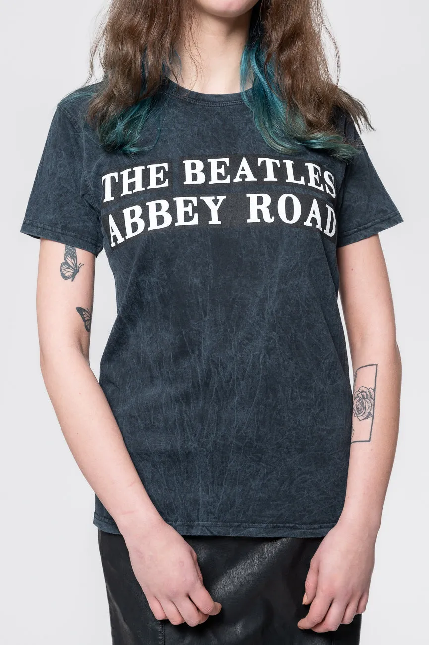 The Beatles Abbey Road Sign Dip Dye T Shirt sold by Paradiso Clothing product image thumbnail 3