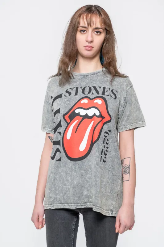 The Rolling Stones Sixty Vertical Dye Wash T Shirt sold by Paradiso Clothing