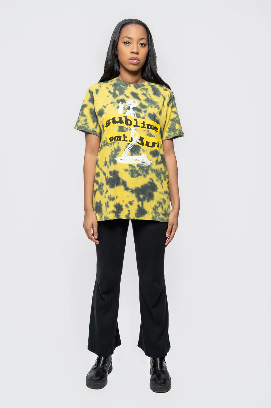 Sublime Praying Skeleton Dip Dye T Shirt sold by Paradiso Clothing product image thumbnail 2