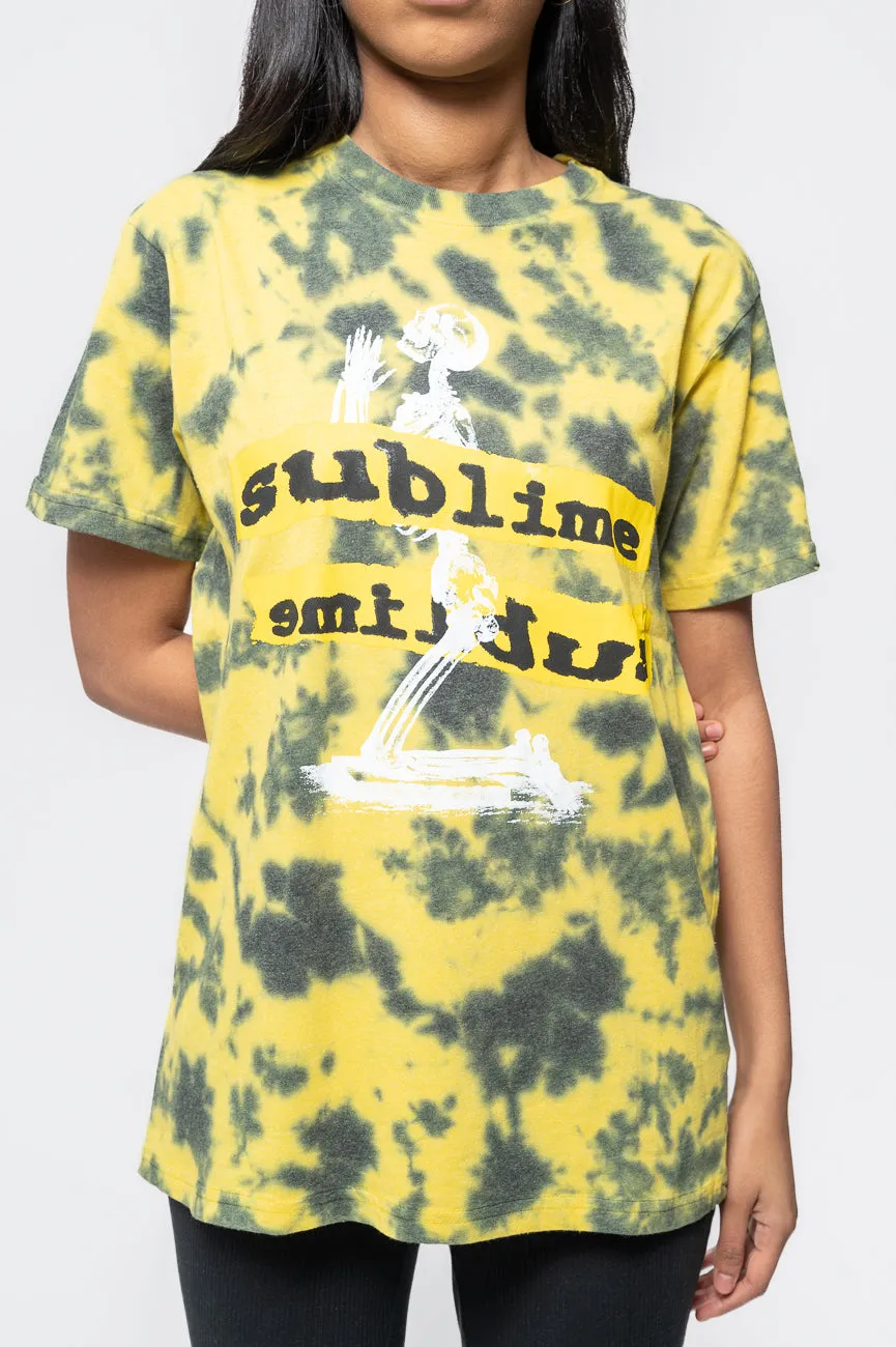 Sublime Praying Skeleton Dip Dye T Shirt sold by Paradiso Clothing product image thumbnail 3