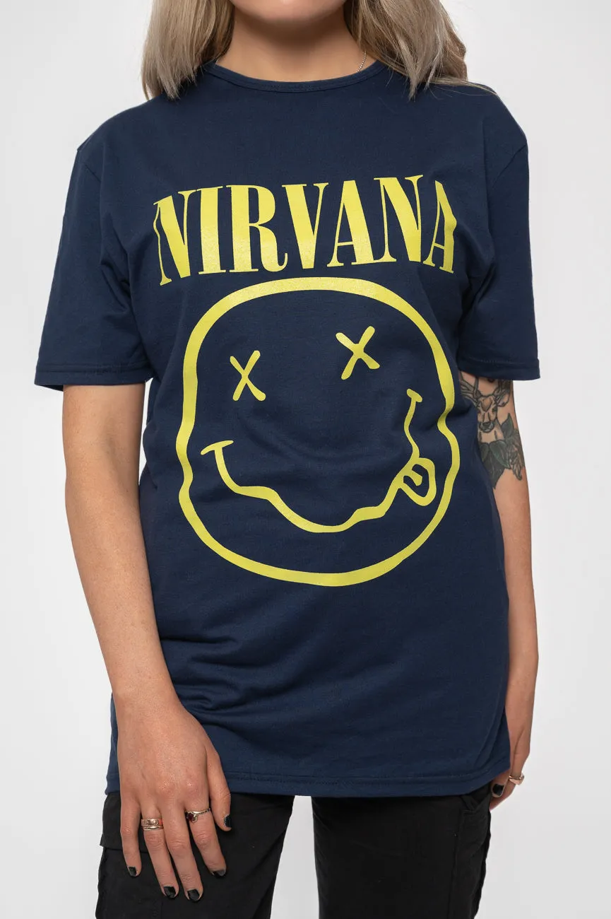 Nirvana Yellow Grunge Smile T Shirt sold by Paradiso Clothing product image thumbnail 3