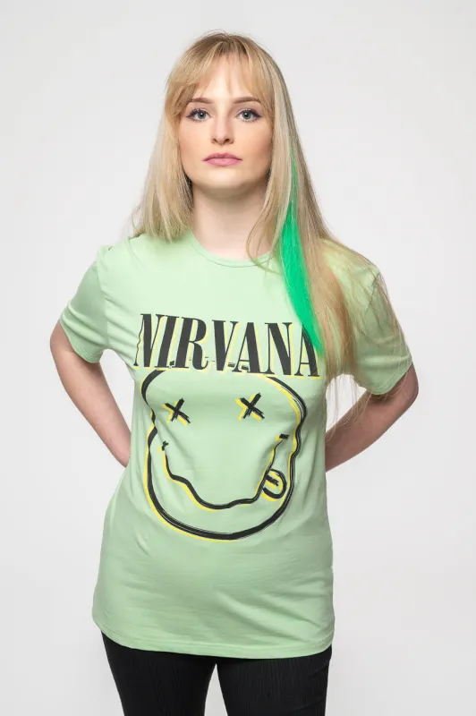 Nirvana Inverse Grunge Smile T Shirt sold by Paradiso Clothing
