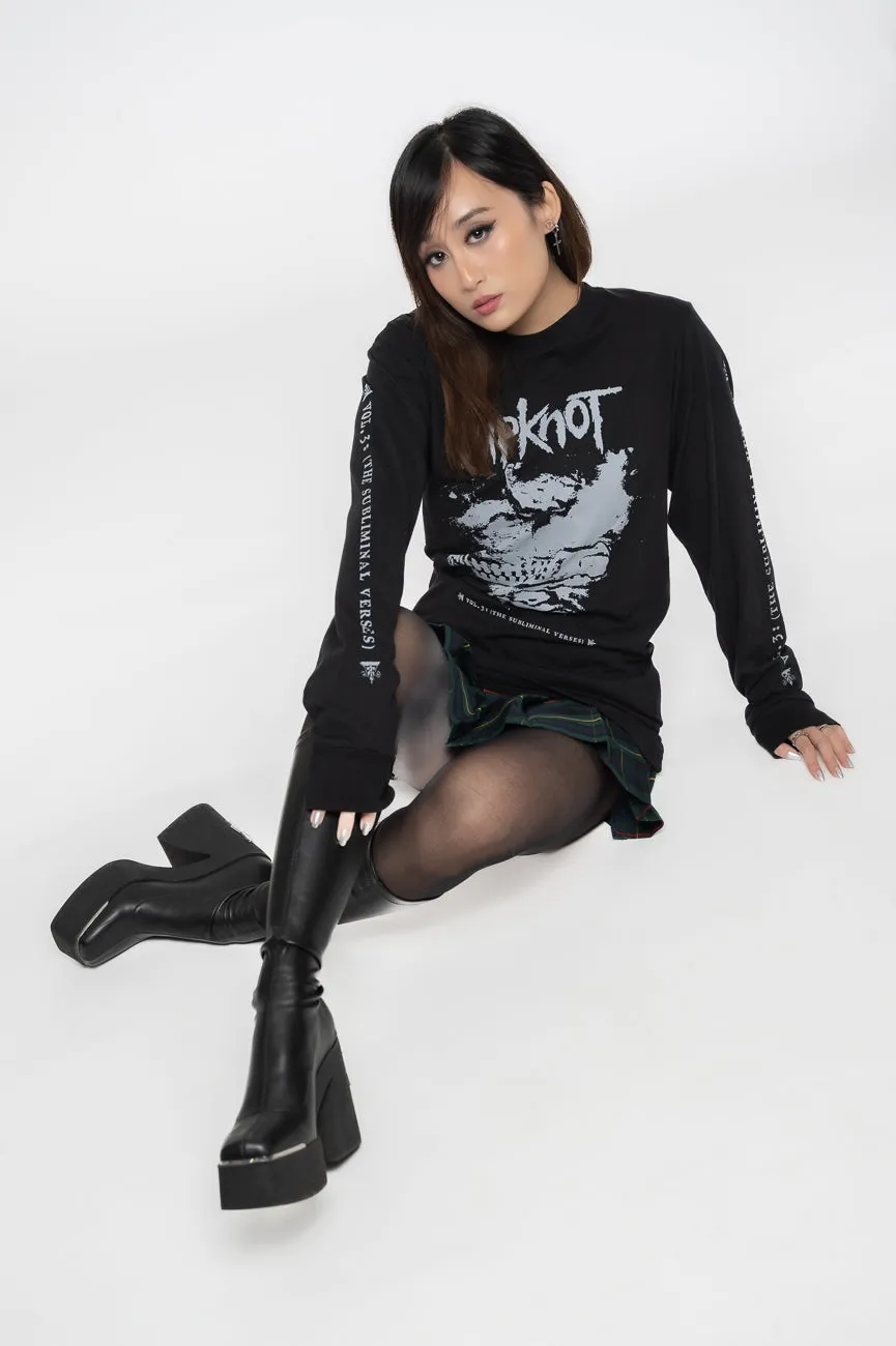 Slipknot Subliminal Verses Long Sleeve T Shirt sold by Paradiso Clothing product image thumbnail 5