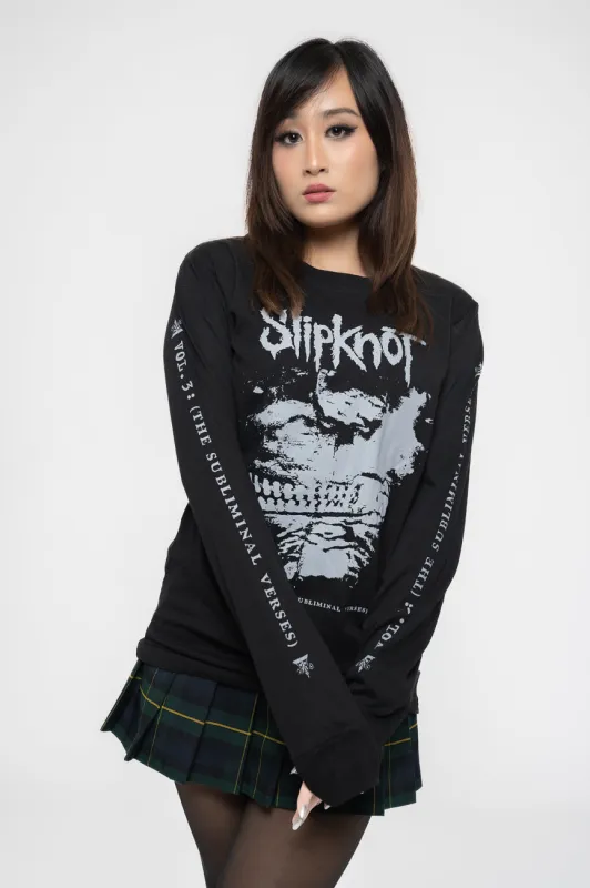 Slipknot Subliminal Verses Long Sleeve T Shirt sold by Paradiso Clothing