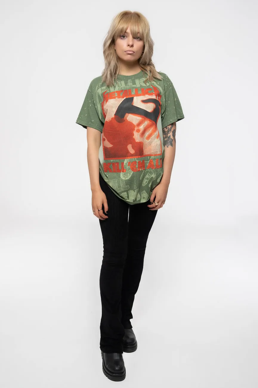 Metallica Kill Em All all over print T Shirt sold by Paradiso Clothing product image thumbnail 2