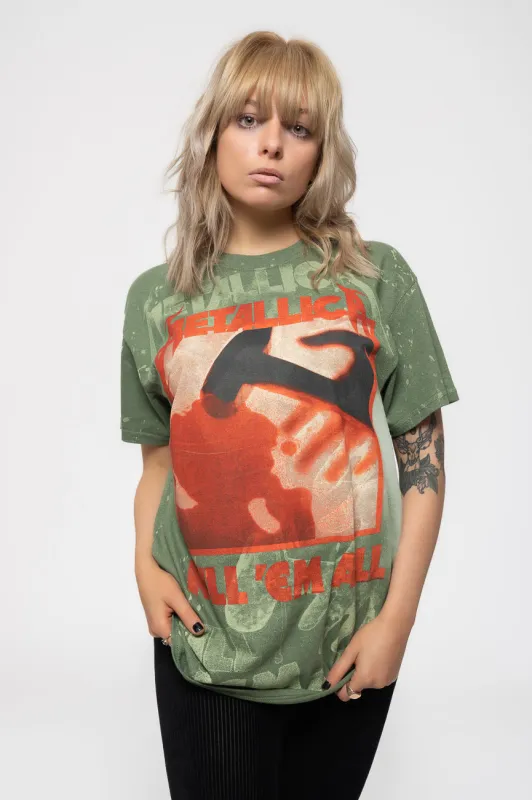 Metallica Kill Em All all over print T Shirt sold by Paradiso Clothing